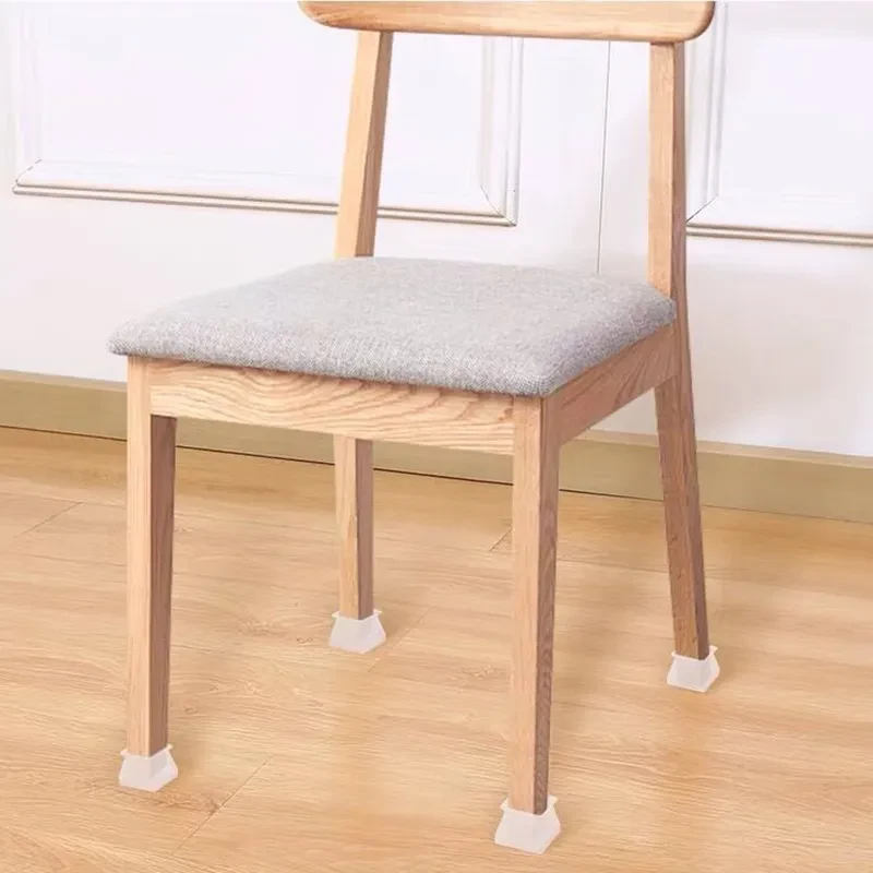 16pcs Silicone Chair Foot Covers Square Table Leg Protective Pad Anti Slip Silent Floor Furniture Protection Pad For Chair
